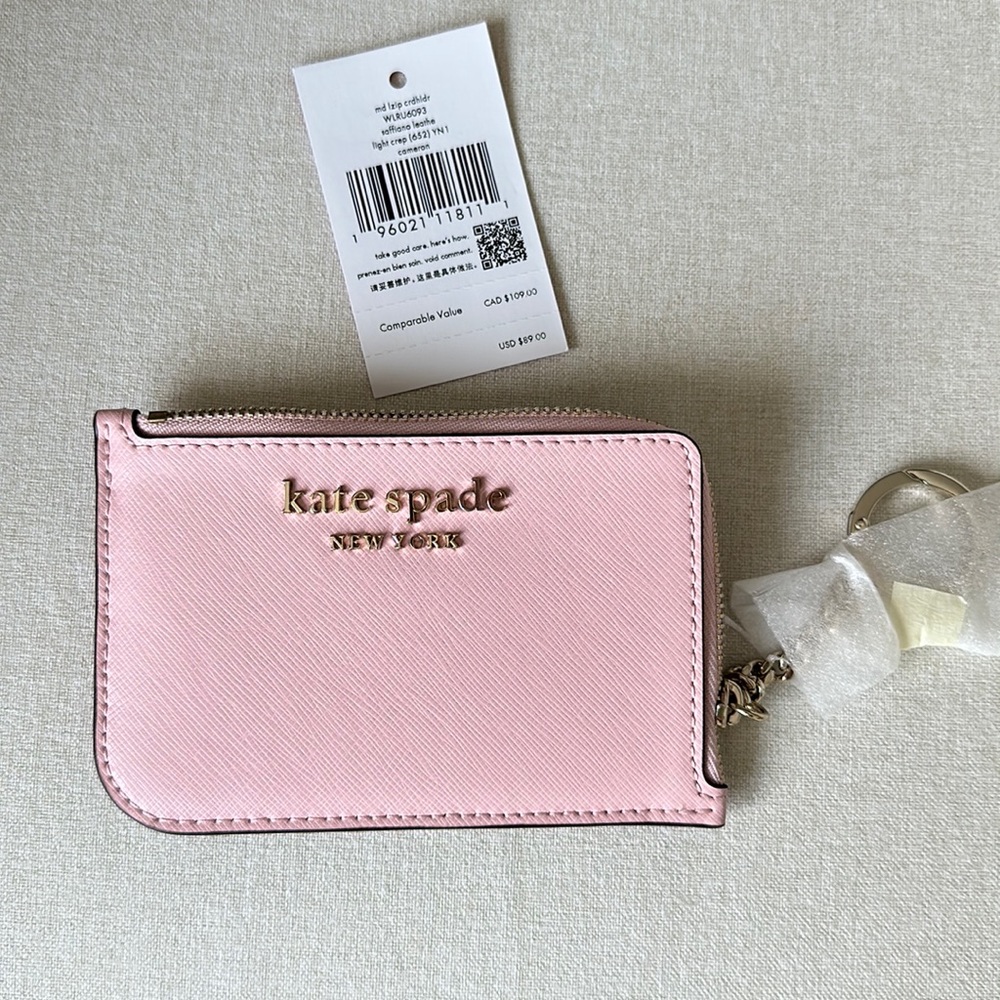 Kate Spade ♠️ zip card holder